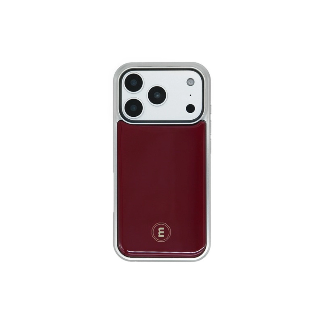 미닛뮤트 (6th) silver iphone case - wine 상품 이미지 1