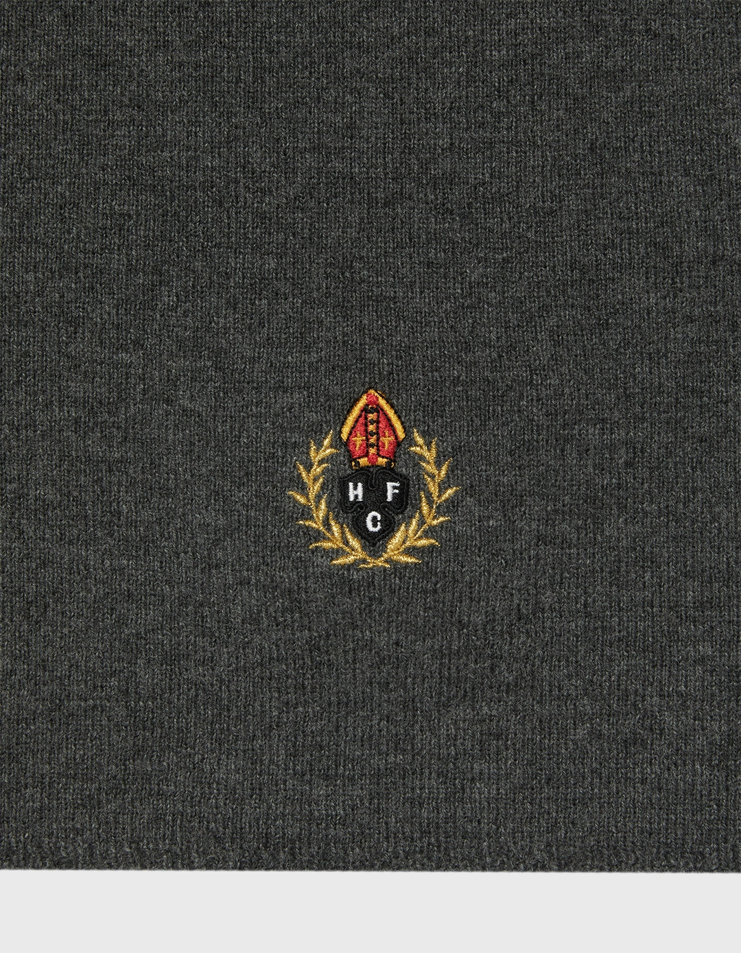 헤리티지플로스 CREST WOOL MUFFLER / M.Charcoal 상품 이미지 3