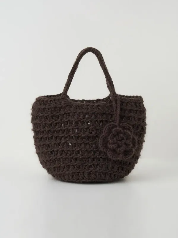 floral bam bag(brown)