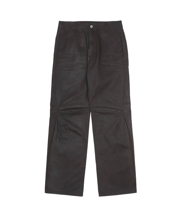 COATED PANTS [BROWN]