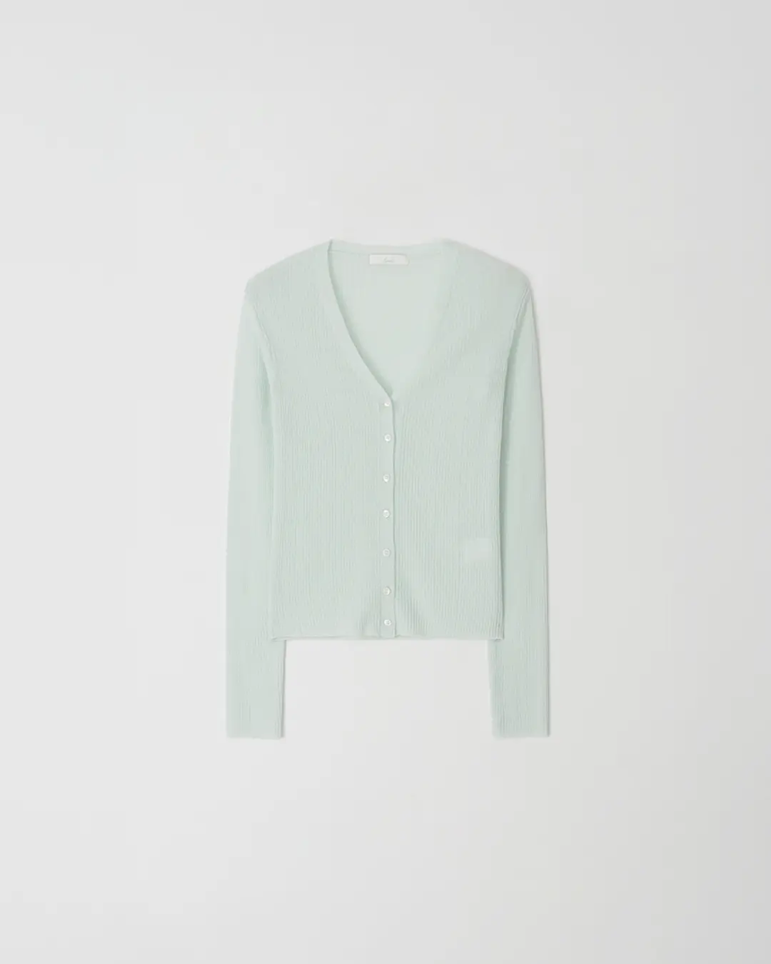 Cloud alpaca slim knit cardigan