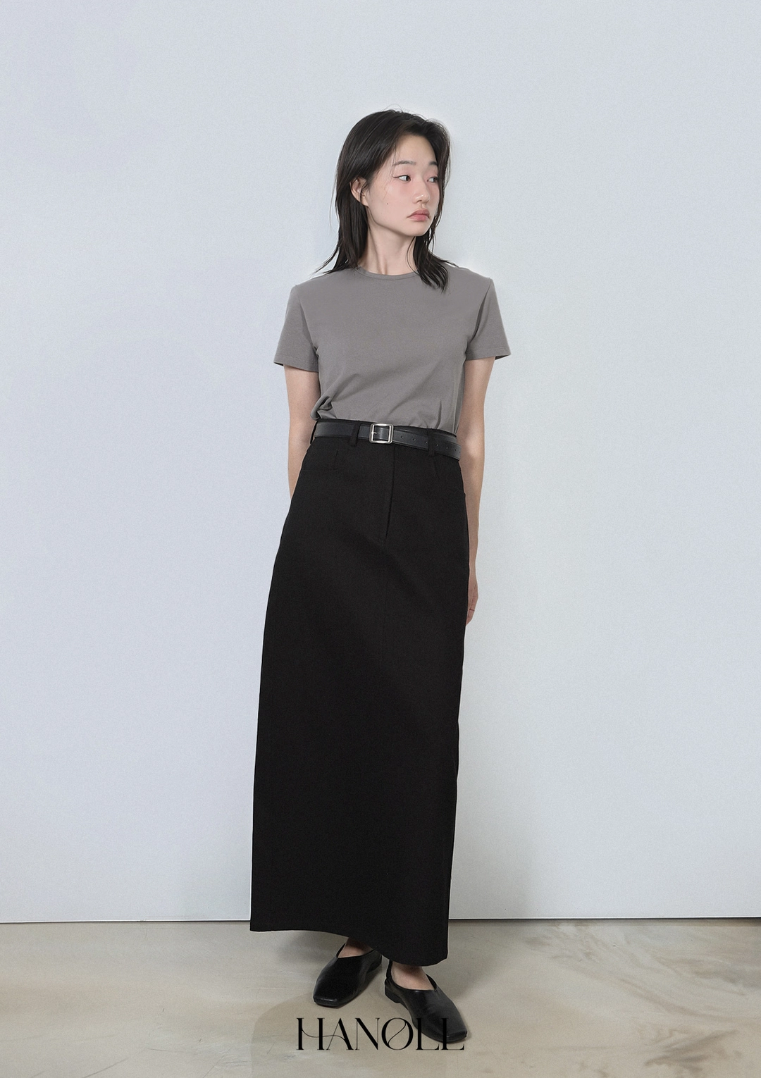 한올 Autumn Skirt (Black) 상품 이미지 2