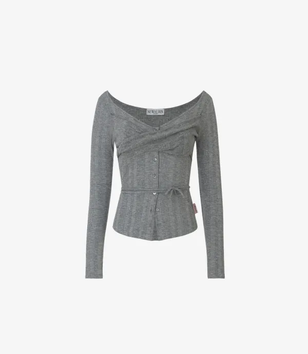 Rosie twist button Top