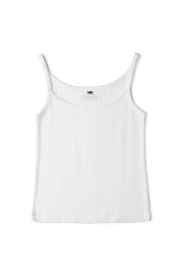 [권나라 착용] Eyelet Cotton Sleeveless White