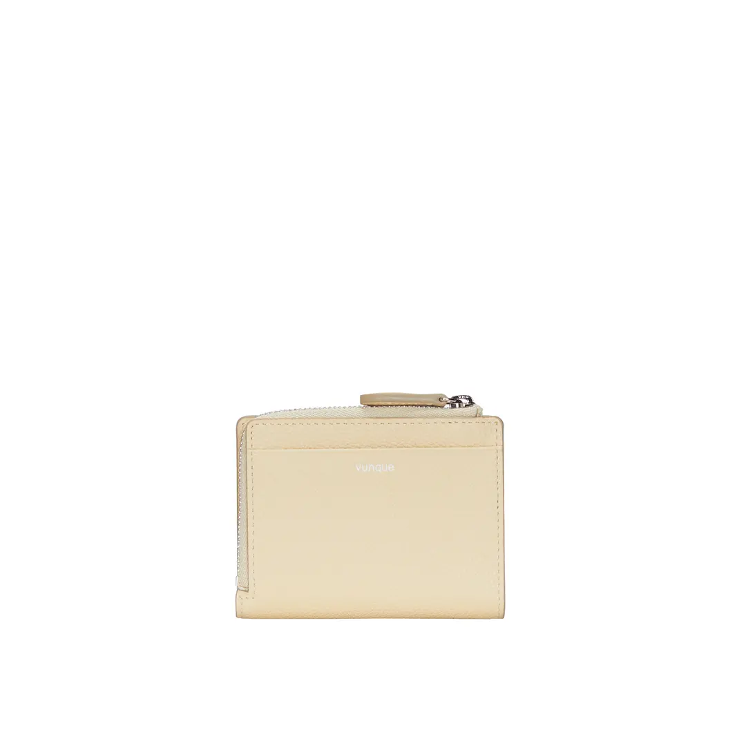 분크 [아울렛] Perfec Flip Half Wallet (퍼펙 플립 반지갑) Milky Yellow 상품 이미지 2