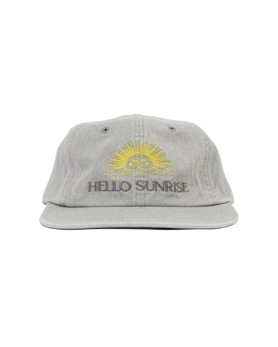 헬로선라이즈 Washed Two Tone Logo 6panel Cap_Light Gray 상품 이미지 1