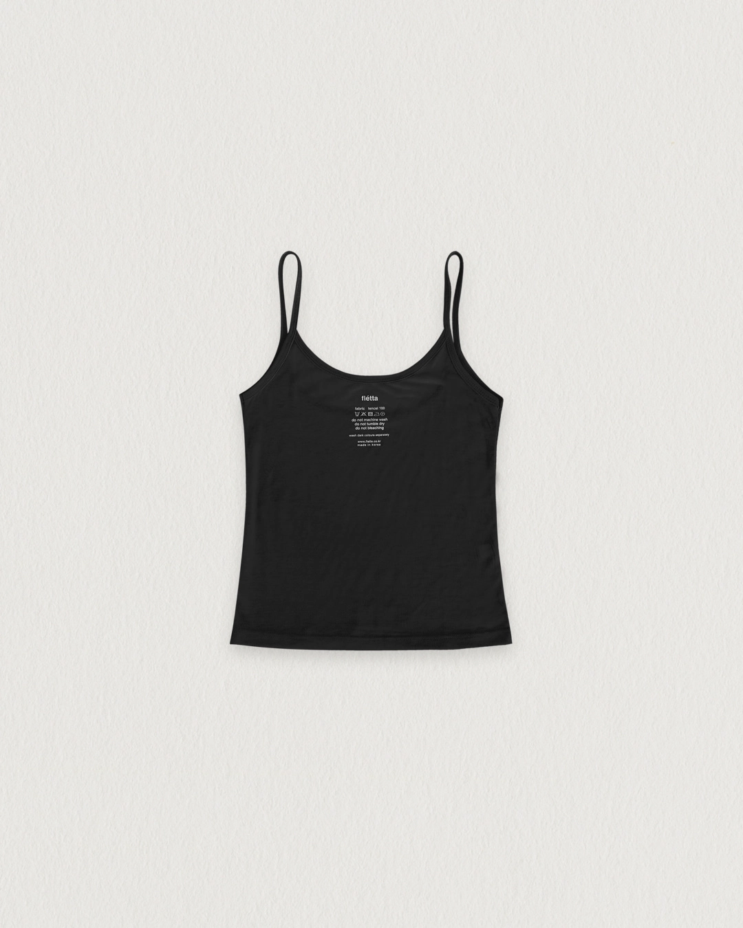 플레따 flétta sleeveless top_black 상품 이미지 1