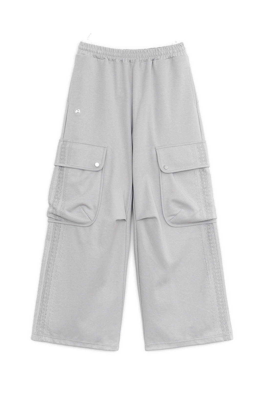 허그유어스킨 Big pocket lace cargo pants (Gray) 상품 이미지 1