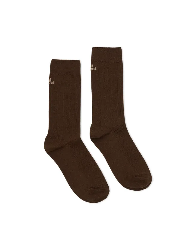 SOCKS ESSENTIAL_BROWN LATTE