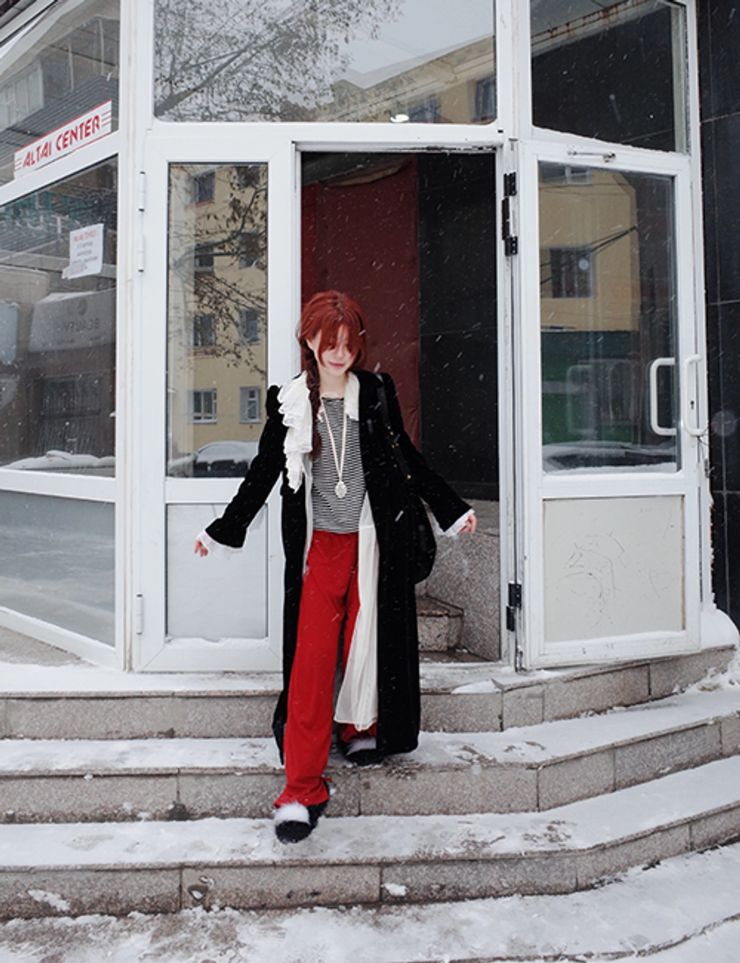 프레클 wool knit tie-hem Pants 상품 이미지 2