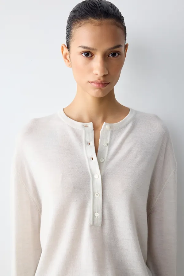 Heim wool button KN