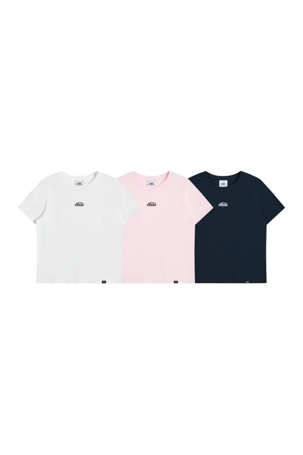 (W) 3PACK T-SHIRT SET A (WH/NA/PK)