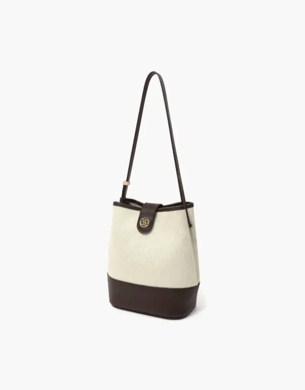 town bag (bucket shoulder) - brown