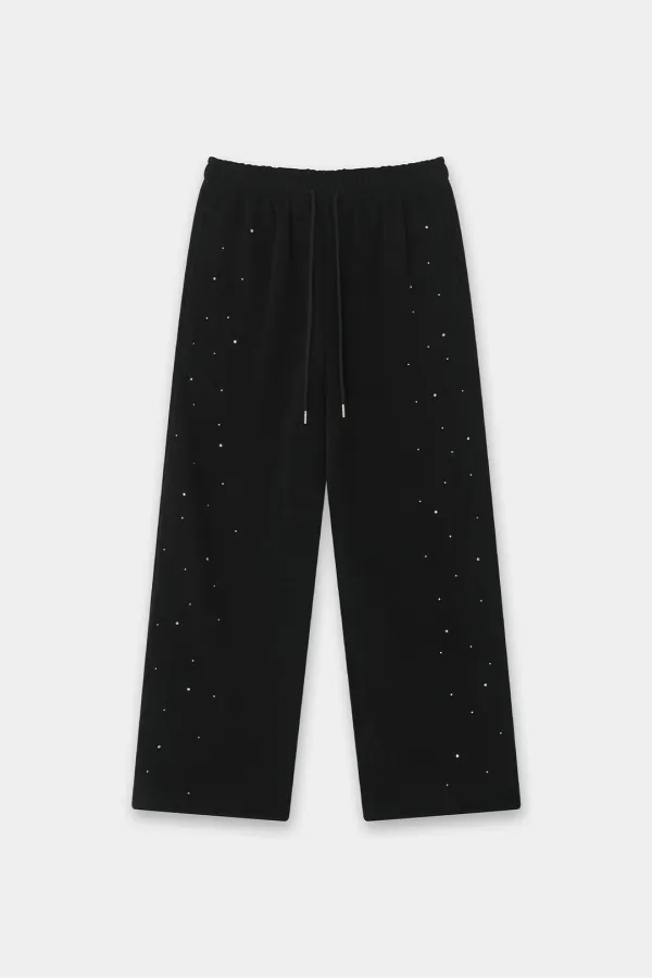 Glitter Stone Pants Black