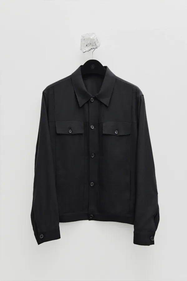 Silk Nep Trucker Jacket