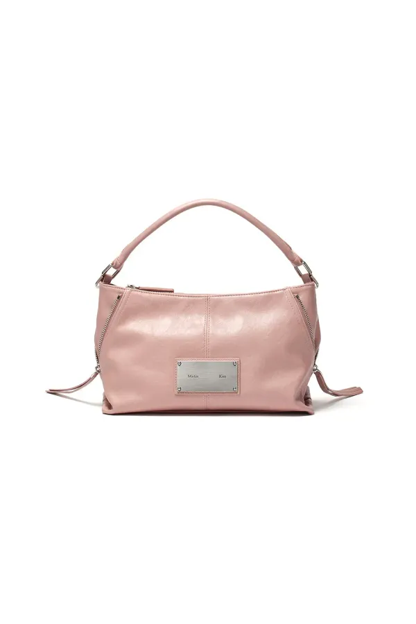SIDE ZIPPER TWO WAY BAG IN PINK