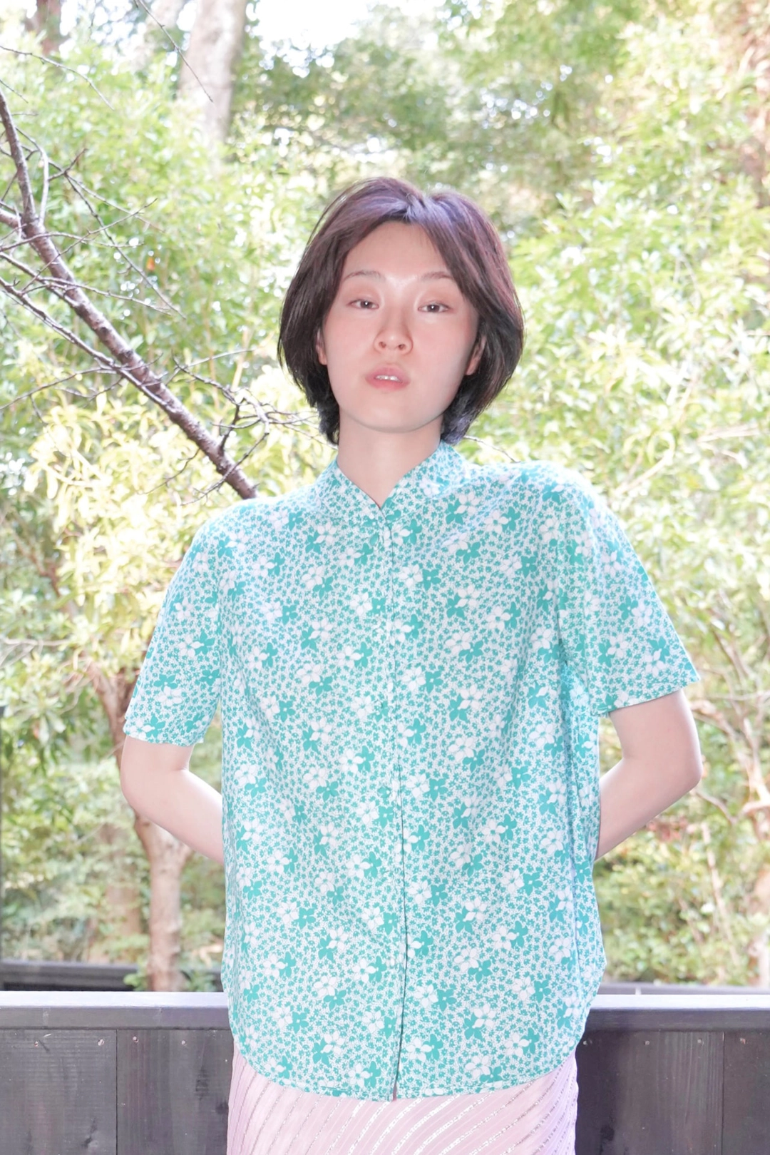 누아누 Hana Shirt_Green 상품 이미지 2
