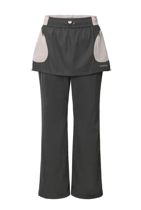 Milky skirt-pants