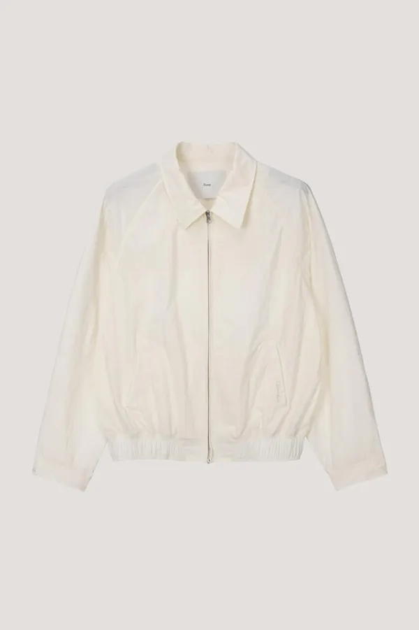 UNISEX LIGHT COLLARED BLOUSON CREAM_UDJU4A109CR