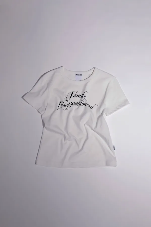 Family Disappointment Tee White