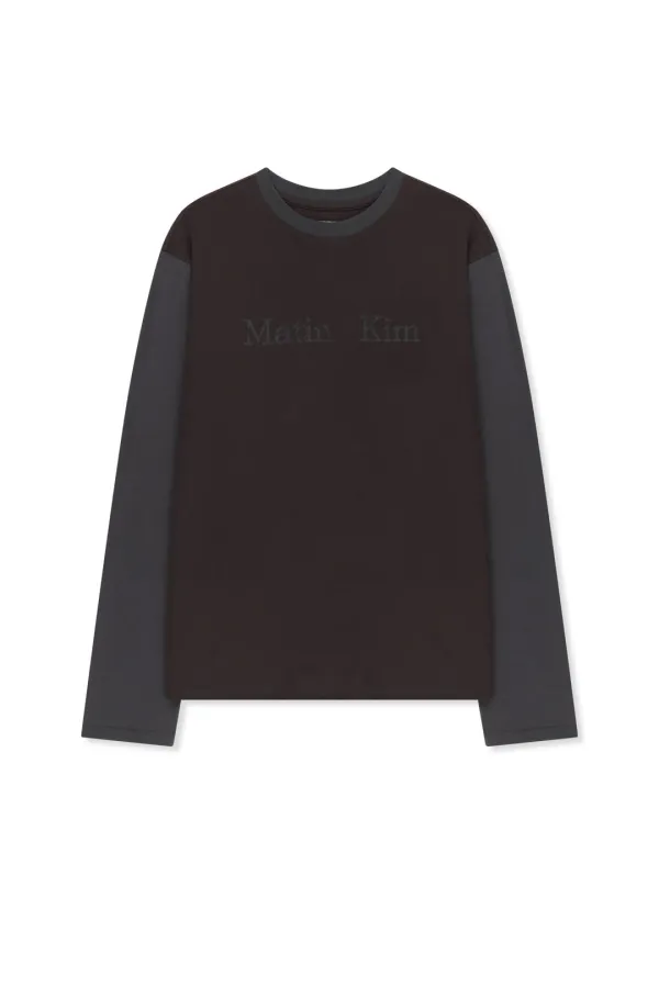 TONAL BLOCK LOGO TOP IN BROWN