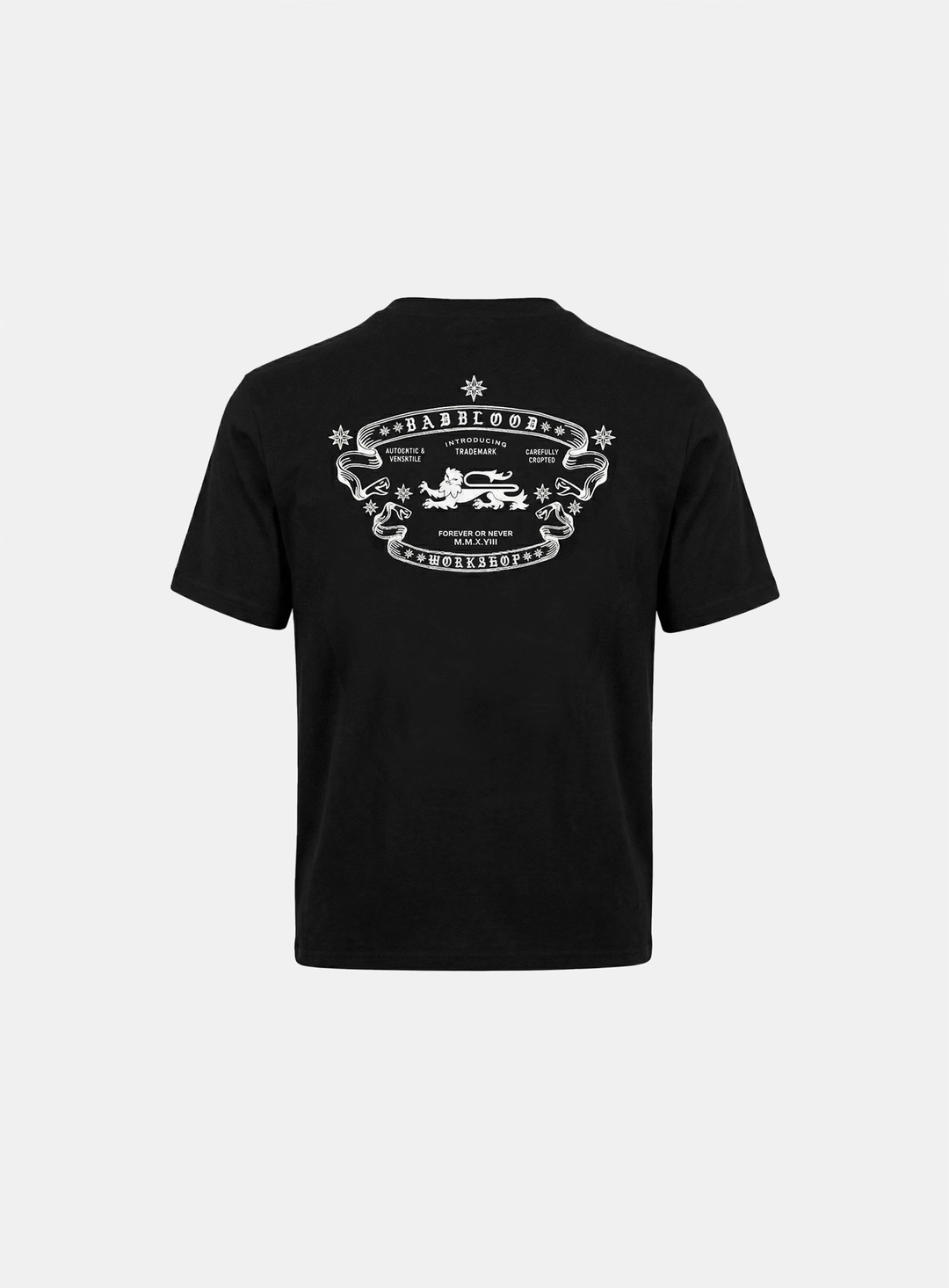 배드블러드 [6/11 발송] [w-tee26-109] Mystic Emblem Short Sleeve T-Shirt - Black 상품 이미지 2
