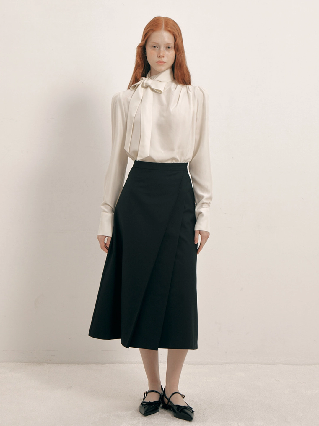 플로움 Drape Flare Skirt(2color) 상품 이미지 1