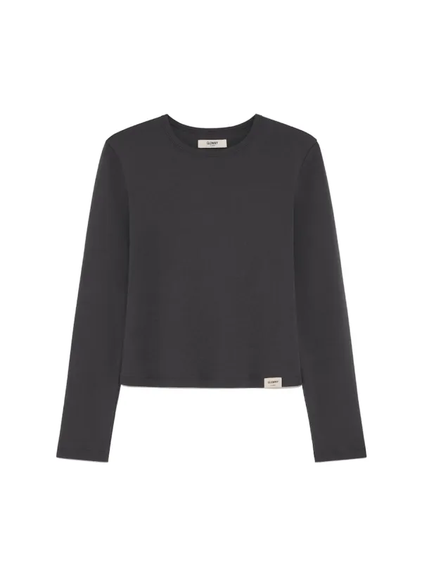 G CLASSIC LONG SLEEVE (CHARCOAL)