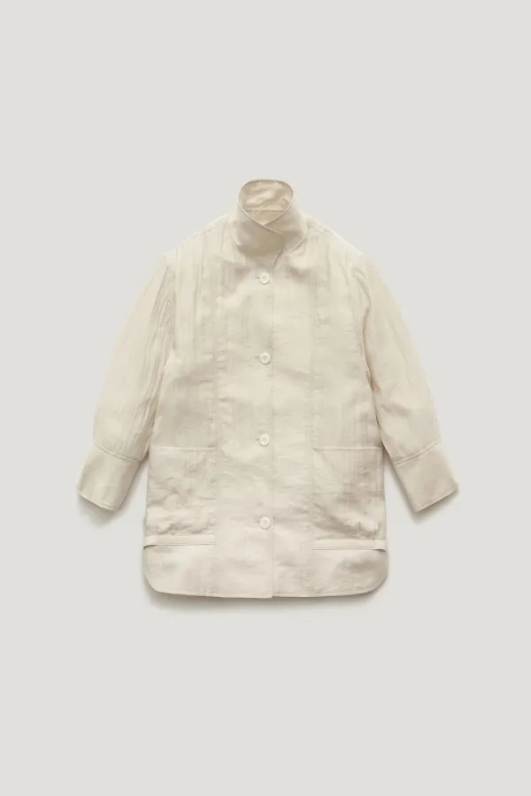 [4th reorder 5/19 PM22:55 open] VORN LIGHT SHEER HALF JACKET_IVORY / ₩239,000 ->  ₩215,100 (10%)
