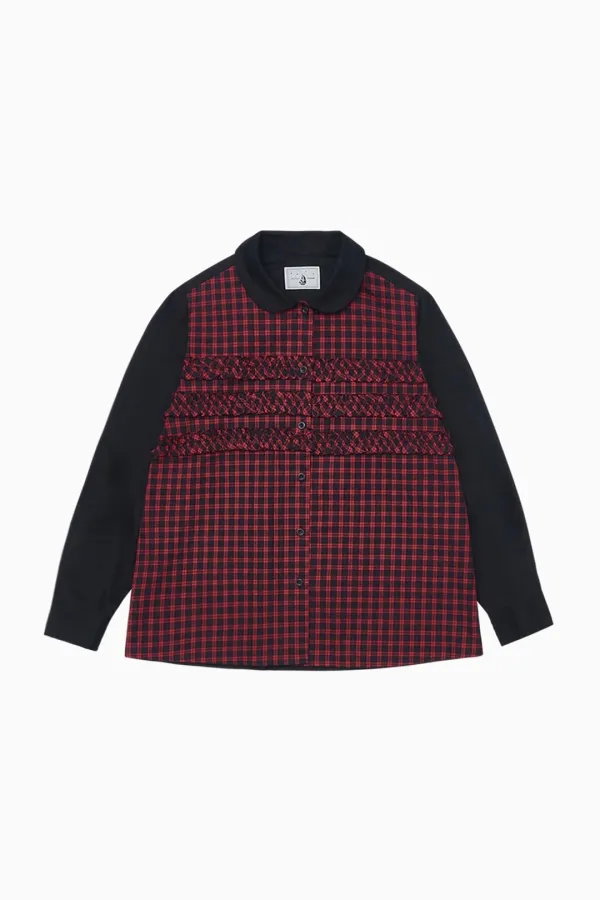 NTC X OHESHIO FRILL SHIRTS, RED