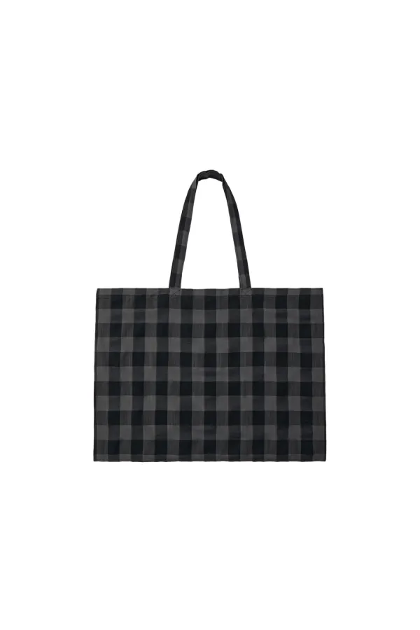 CHECKED PATTERNED ECO BAG [CHECK]