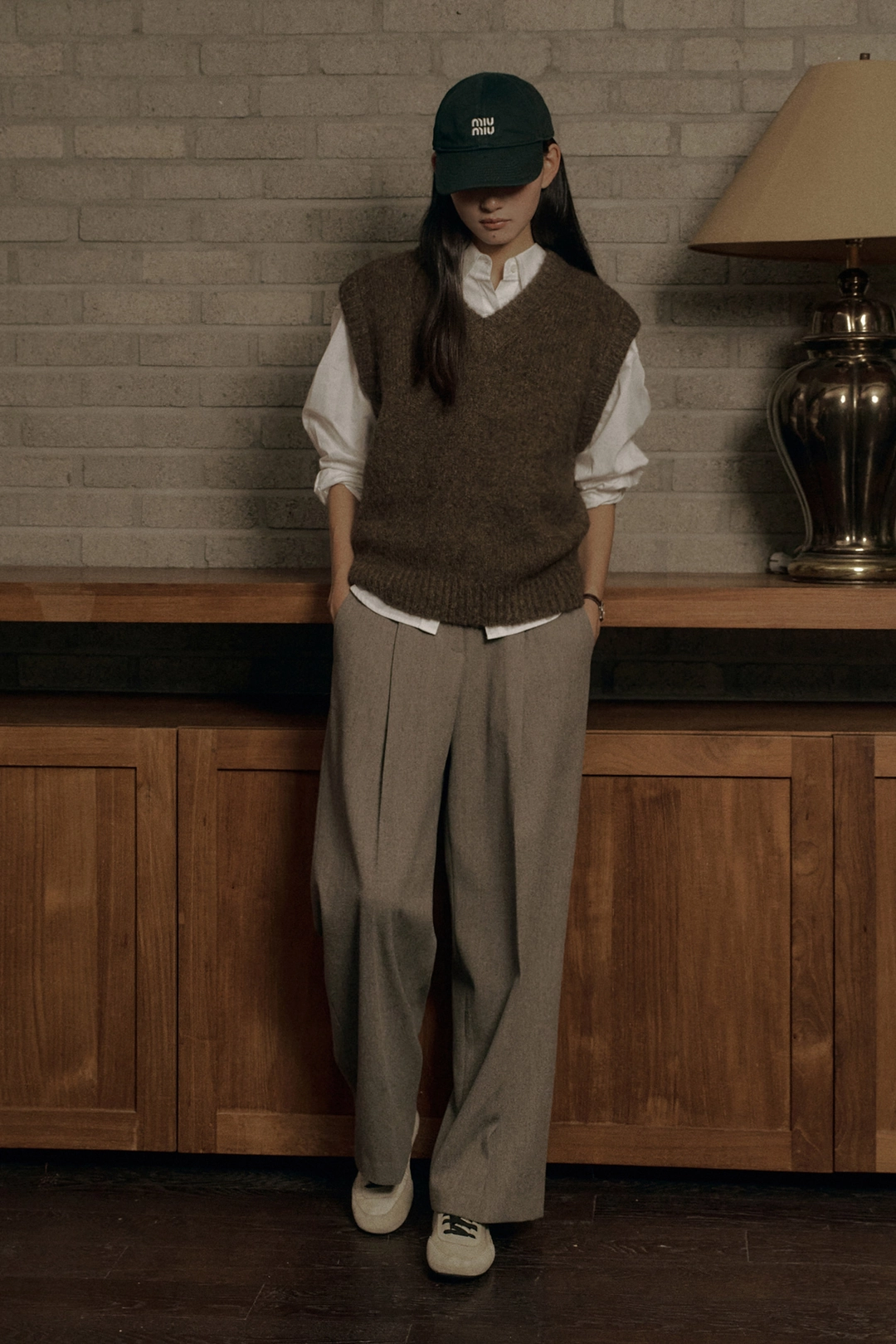 세이지먼트 KIDDO PINTUCK WOOL TROUSERS_GRAY 상품 이미지 2
