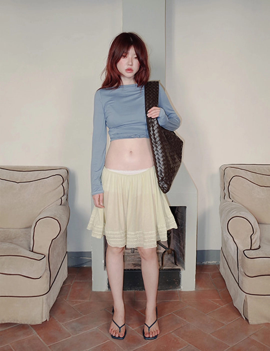프레클 ruffle lace shorts 상품 이미지 1