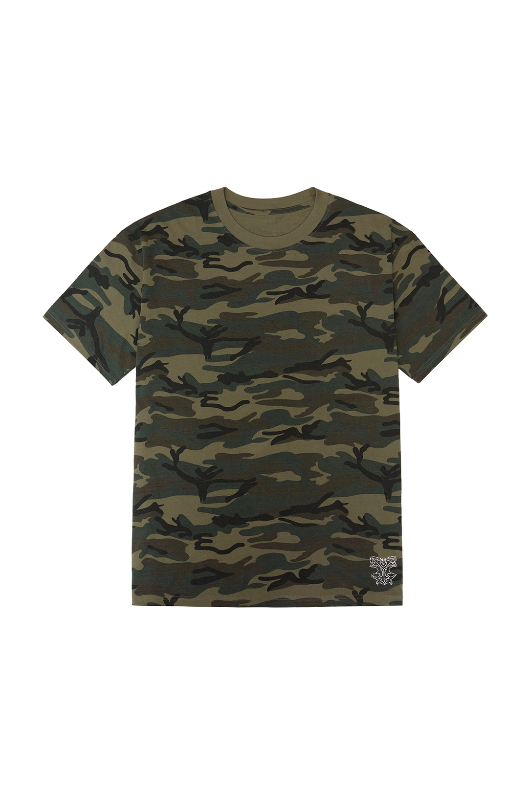 와이이이엘 CUBIC LOGO OVERSIZED T-SHIRT CAMO 상품 이미지 1