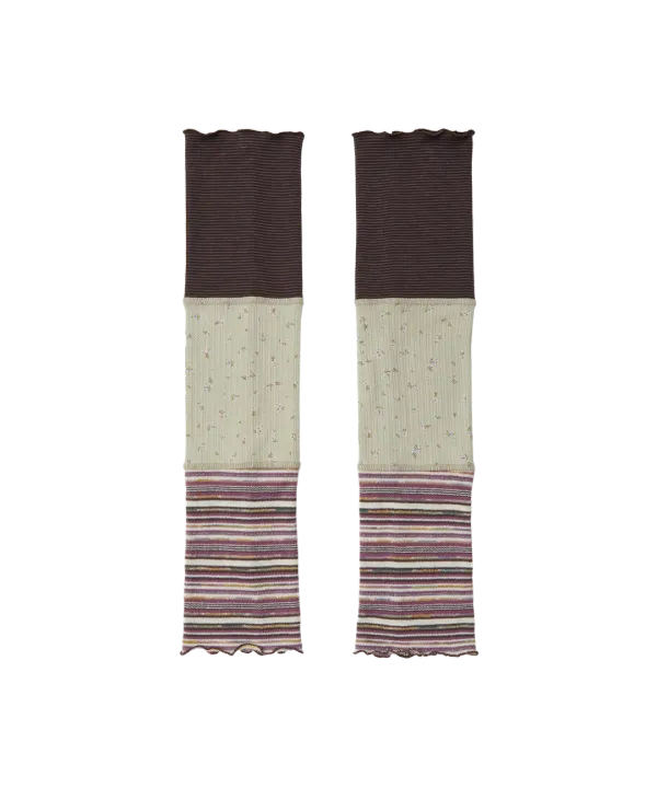 PATCHWORK LEG WARMER [PURPLE]