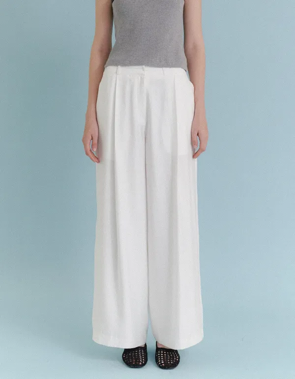 LU Layered Pants (White)