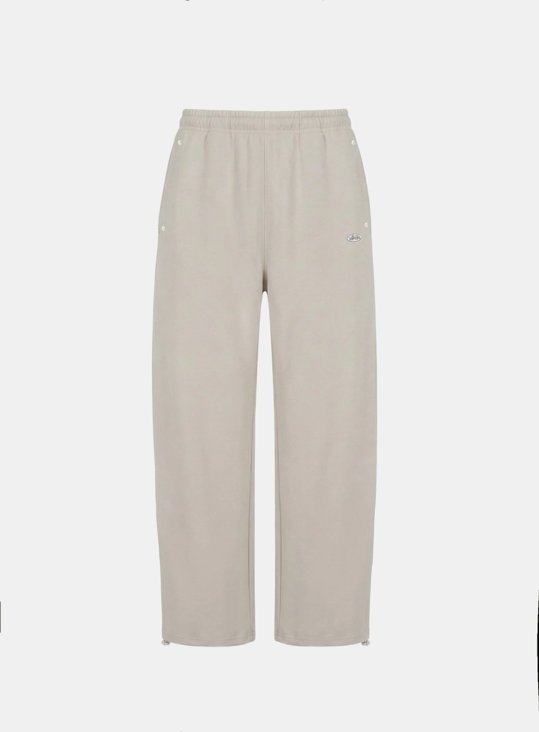 배드블러드 [w-pts26-025] BS Soft Terry Baggy Joggers - Beige 상품 이미지 1