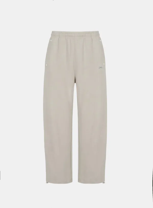 [w-pts26-025] BS Soft Terry Baggy Joggers - Beige