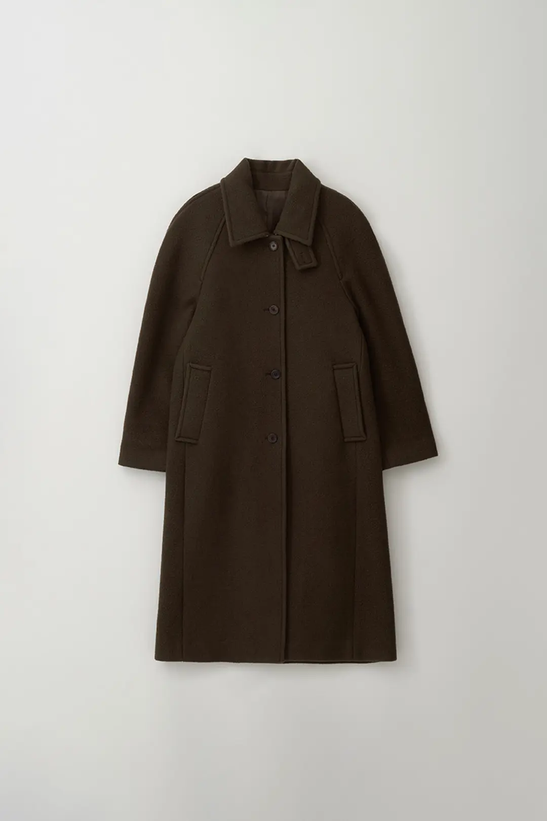 cashmere teddy balmacaan coat_brown