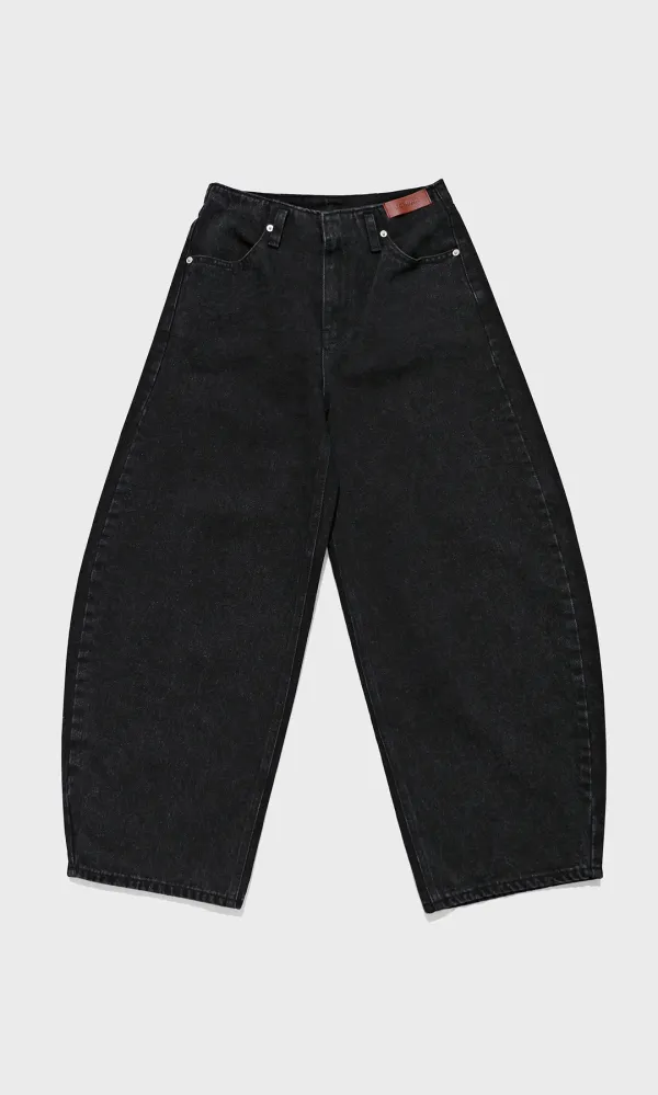 [자사몰 단독] Minimal Rounded Denim_Black