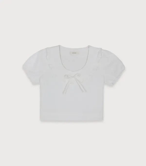 Table blouse apron set - ivory