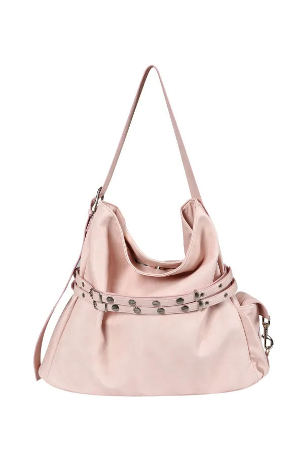 [3차 재입고] [×윤비누] soft cargo bag (baby pink)