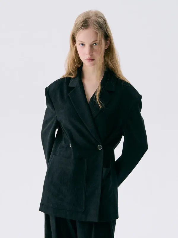 25 Corduroy 2-Way Jacket_Black