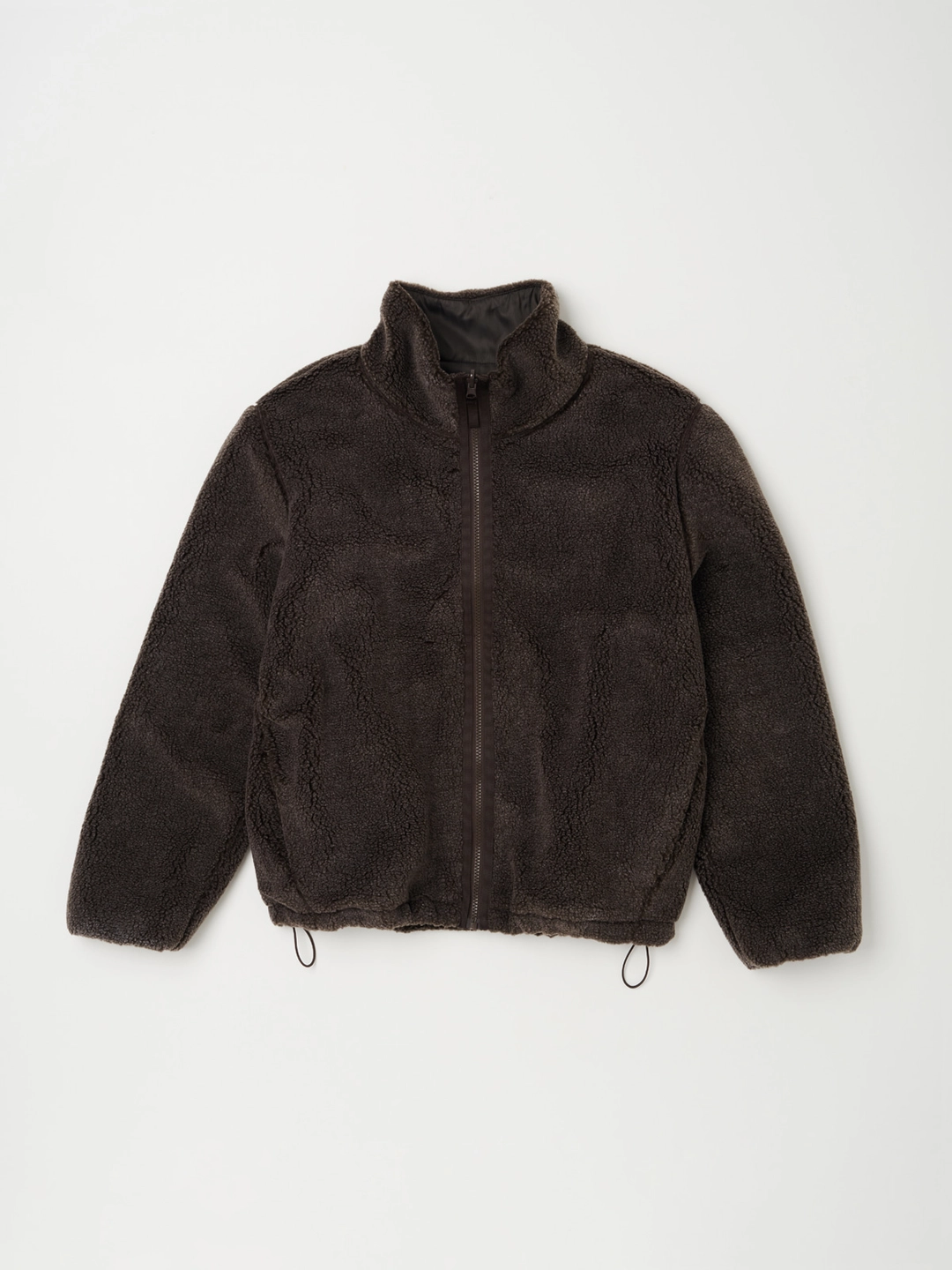 낫띵에브리띵 REVERSIBLE FLEECE JACKET IN BROWN 상품 이미지 1