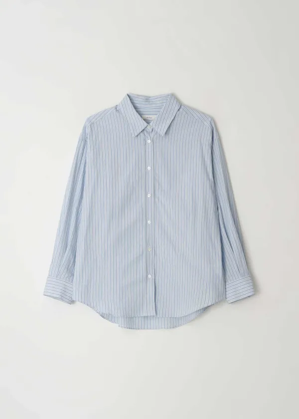 [3차] Back Shirring Shirt(Blue)