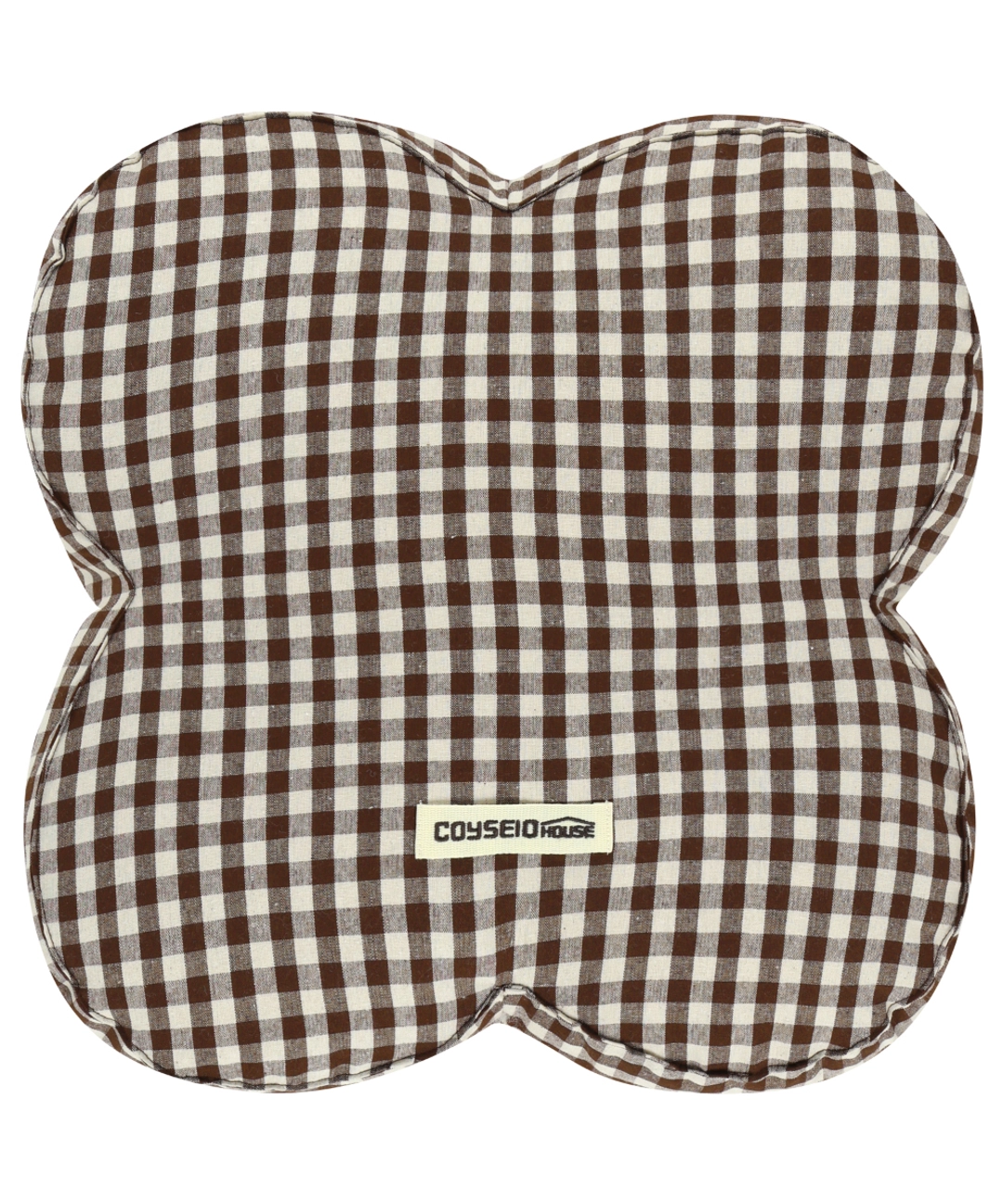 코이세이오 4LEAF CLOVER CUSHION BEIGE BROWN 상품 이미지 1