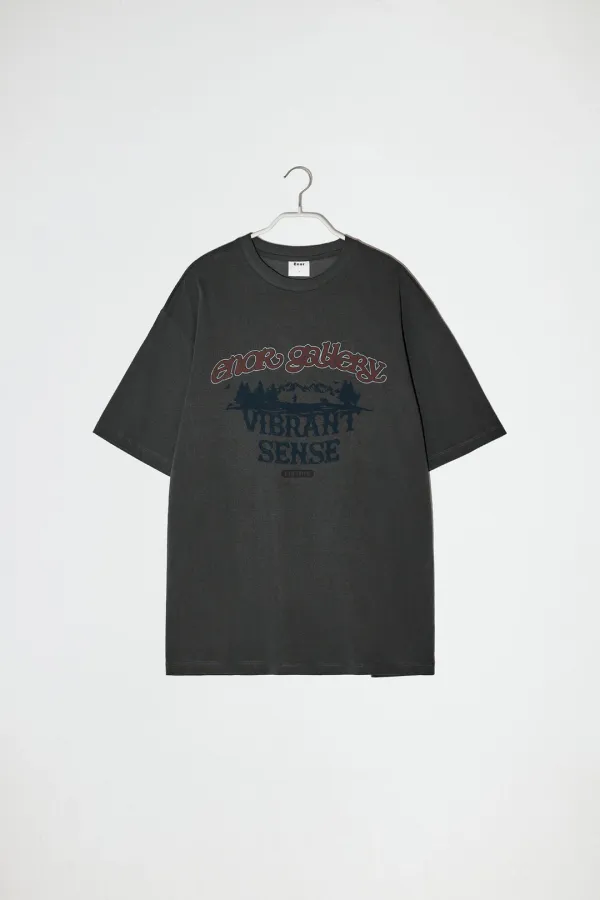 VIBRANT SENSE T-SHIRT - DARK GREY