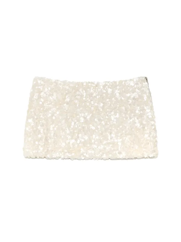 [2nd] TWINKLE MINI SKIRT (IVORY)