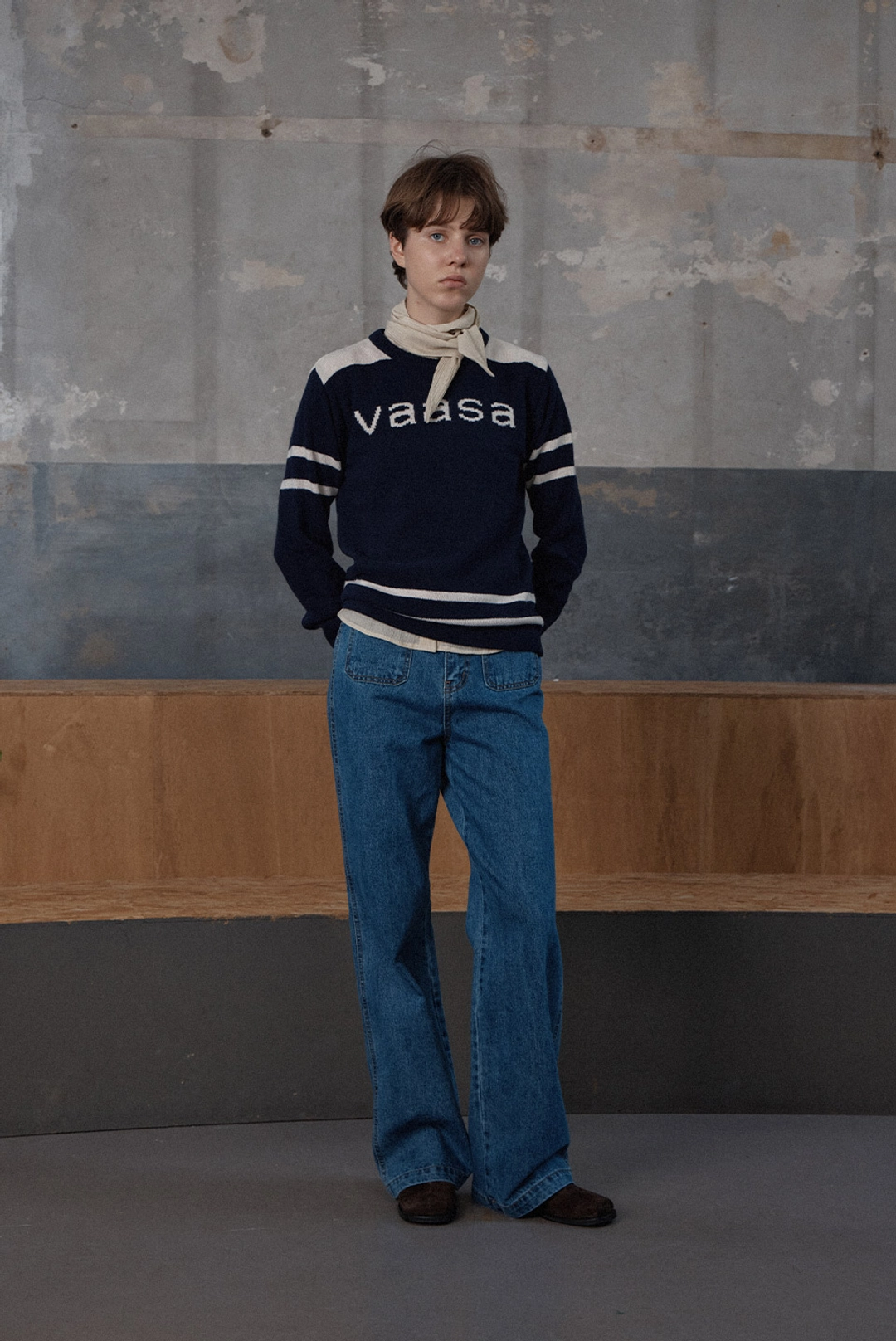 브렌다 브렌든 pocket bootscut denim - blue 상품 이미지 3