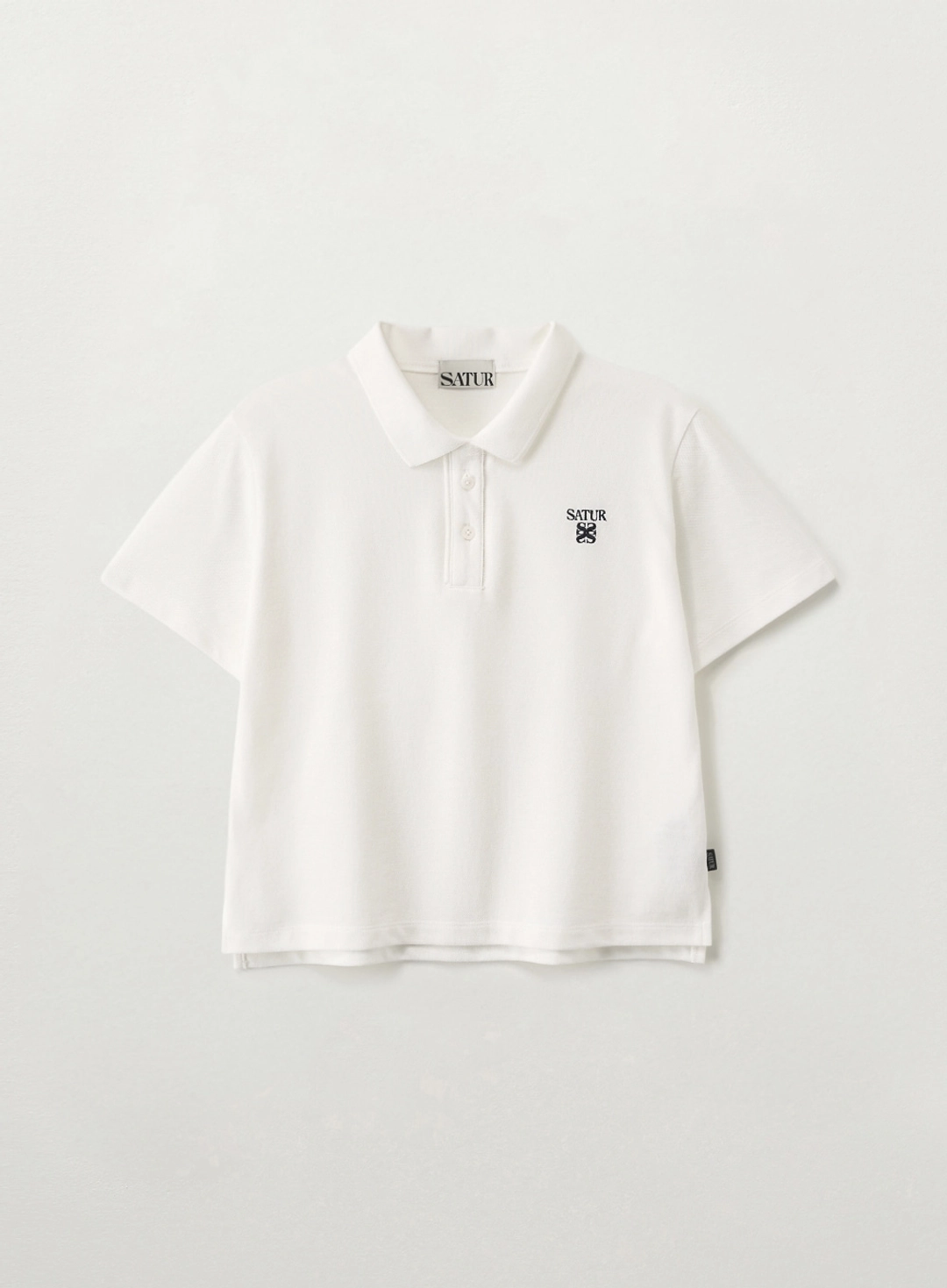 세터 (W) Loren Pique Polo T-Shirt - White 상품 이미지 1